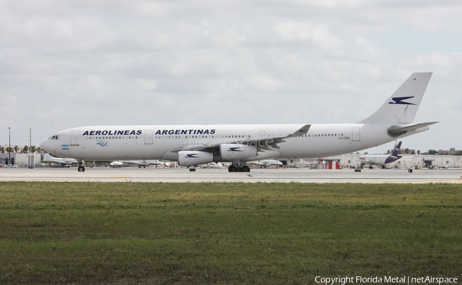 Aerolineas Argentinas Airbus A340-312 (LV-CEK) | Photo 298090
