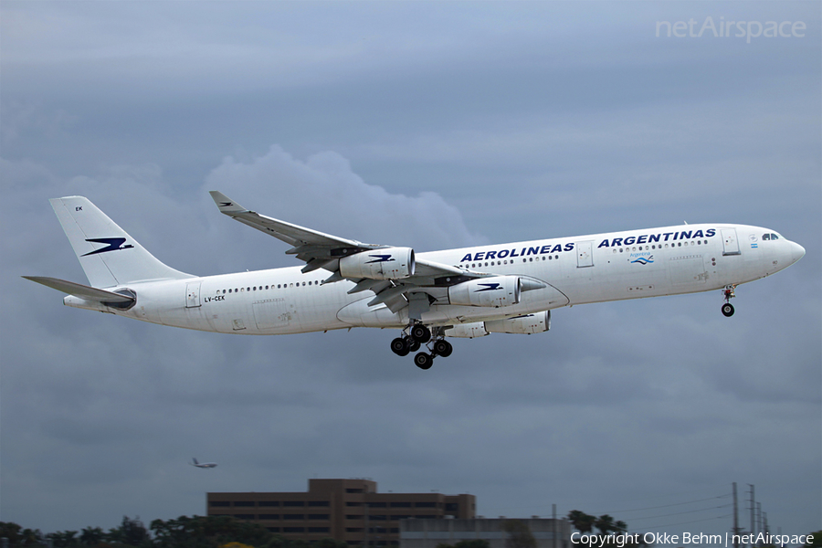 Aerolineas Argentinas Airbus A340-312 (LV-CEK) | Photo 36594