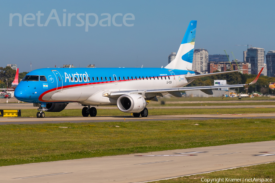 Austral Lineas Aereas Embraer ERJ-190AR (ERJ-190-100IGW) (LV-CEV) | Photo 677295