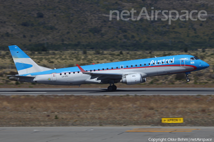 Austral Lineas Aereas Embraer ERJ-190AR (ERJ-190-100IGW) (LV-CPJ) | Photo 229792