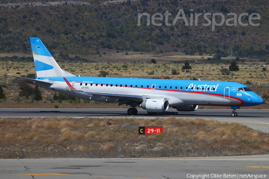 Austral Lineas Aereas Embraer ERJ-190AR (ERJ-190-100IGW) (LV-CPJ) | Photo 229796