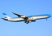 Aerolineas Argentinas Airbus A340-313X (LV-CSE) at  Barcelona - El Prat, Spain