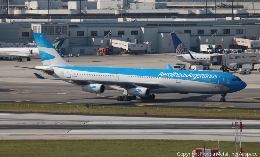 Aerolineas Argentinas Airbus A340-313X (LV-CSE) | Photo 324863