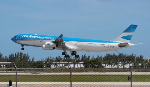 Aerolineas Argentinas Airbus A340-313X (LV-CSE) at  Miami - International, United States