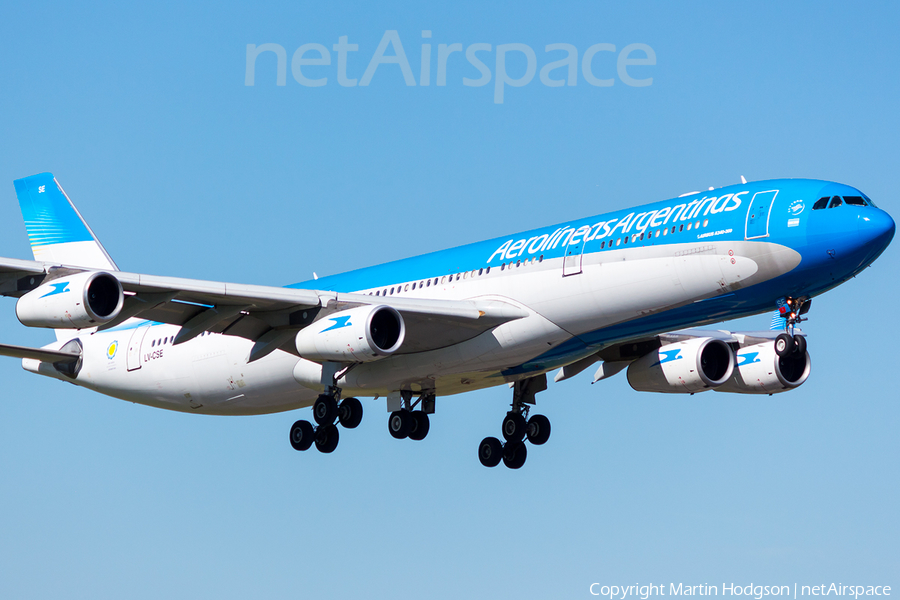 Aerolineas Argentinas Airbus A340-313X (LV-CSE) | Photo 97037