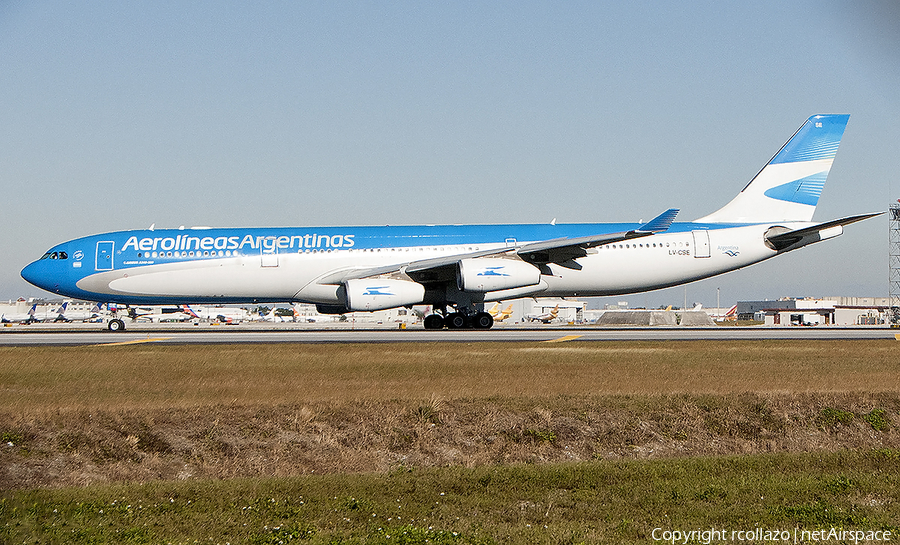 Aerolineas Argentinas Airbus A340-313X (LV-CSE) | Photo 97704