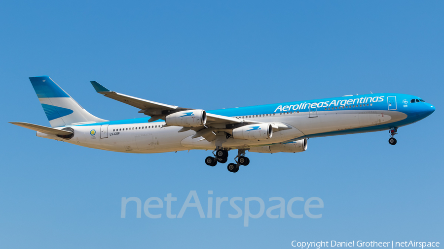 Aerolineas Argentinas Airbus A340-313X (LV-CSF) | Photo 186911