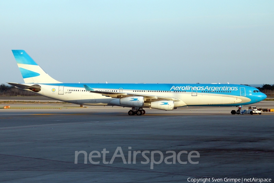 Aerolineas Argentinas Airbus A340-313X (LV-CSF) | Photo 73812