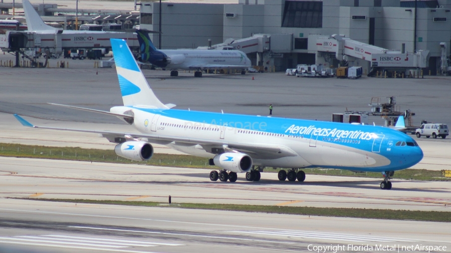 Aerolineas Argentinas Airbus A340-313X (LV-CSF) | Photo 298095