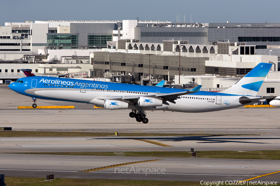 Aerolineas Argentinas Airbus A340-313X (LV-CSF) | Photo 37451