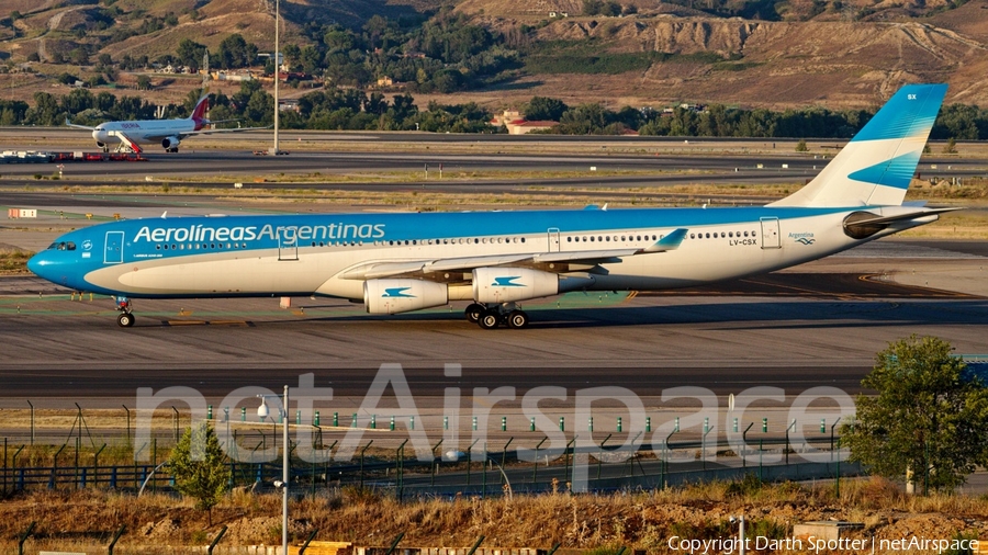 Aerolineas Argentinas Airbus A340-313X (LV-CSX) | Photo 180769