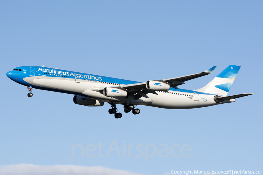 Aerolineas Argentinas Airbus A340-313X (LV-CSX) | Photo 222884