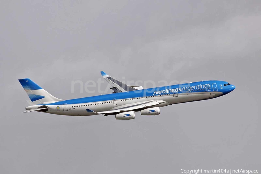 Aerolineas Argentinas Airbus A340-313X (LV-CSX) | Photo 13291