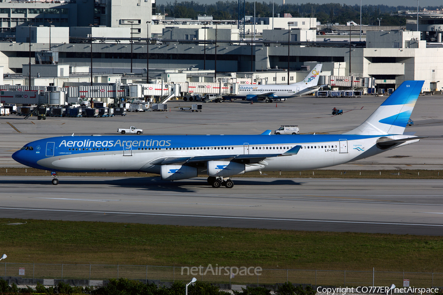 Aerolineas Argentinas Airbus A340-313X (LV-CSX) | Photo 37763