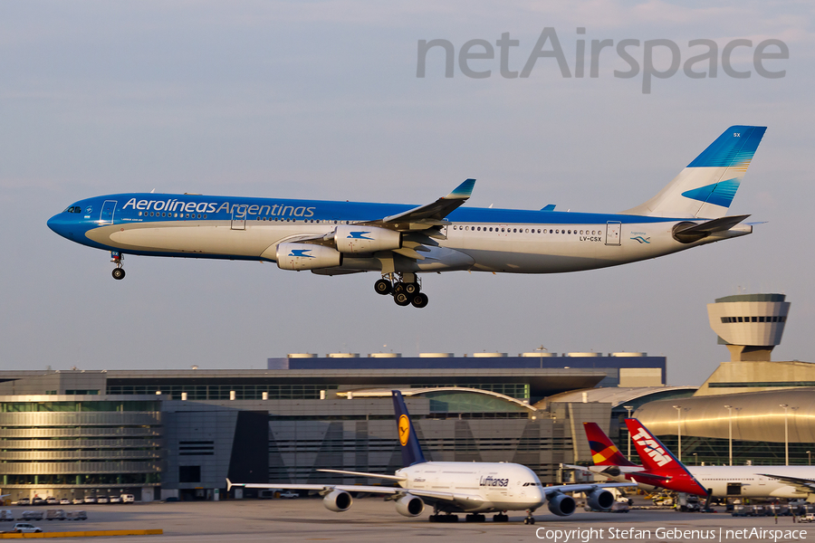 Aerolineas Argentinas Airbus A340-313X (LV-CSX) | Photo 37861