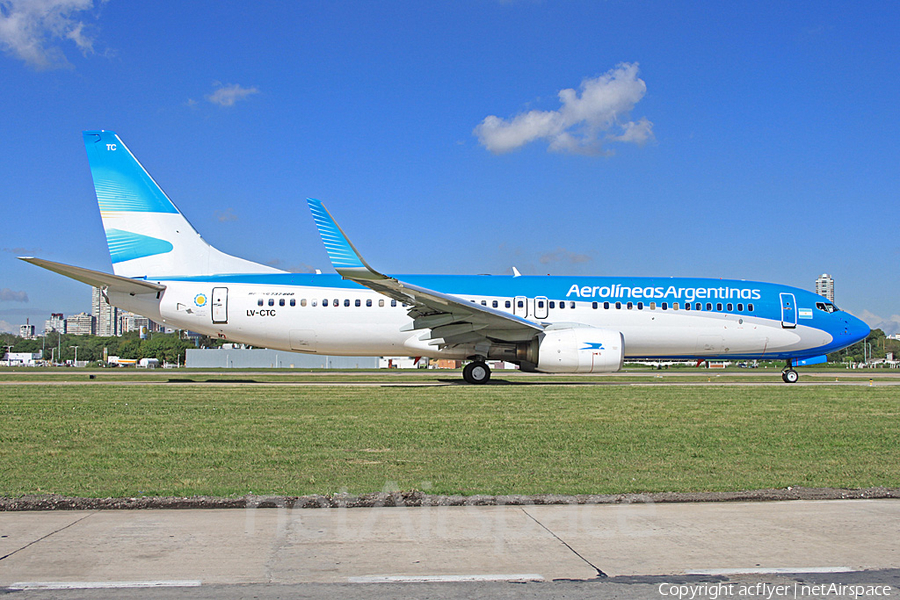 Aerolineas Argentinas Boeing 737-86J (LV-CTC) | Photo 154431