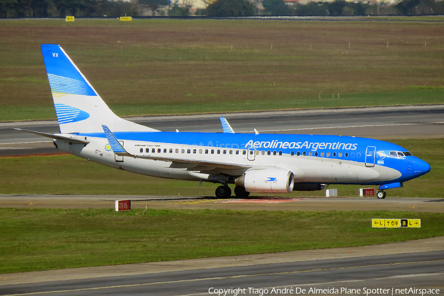 Aerolineas Argentinas Boeing 737-7Q8 (LV-CVX) | Photo 373198