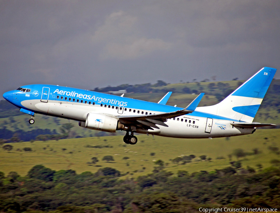 Aerolineas Argentinas Boeing 737-7Q8 (LV-CXN) | Photo 146729