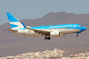 Aerolineas Argentinas Boeing 737-7Q8 (LV-CXN) at  Gran Canaria, Spain