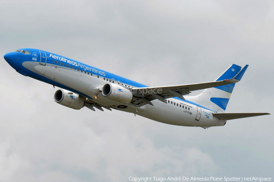 Aerolineas Argentinas Boeing 737-86J (LV-FQB) | Photo 392897