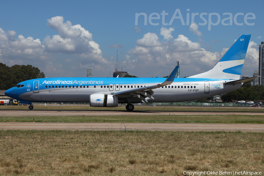 Aerolineas Argentinas Boeing 737-81D (LV-FQY) | Photo 229842