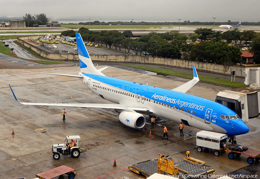 Aerolineas Argentinas Boeing 737-8BK (LV-FSK) | Photo 337940