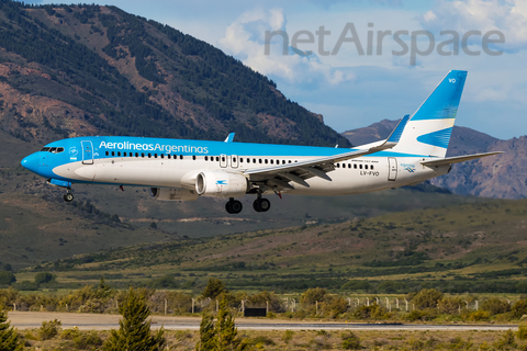 Aerolineas Argentinas Boeing 737-8SH (LV-FVO) at  Bariloche - Teniente Luis Candelaria International, Argentina