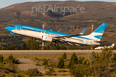 Aerolineas Argentinas Boeing 737-8SH (LV-FVO) at  Bariloche - Teniente Luis Candelaria International, Argentina