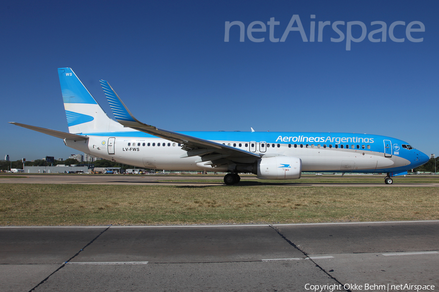 Aerolineas Argentinas Boeing 737-8LP (LV-FWS) | Photo 229864