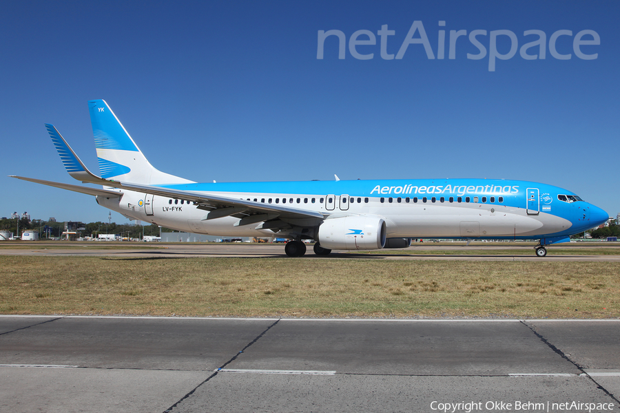 Aerolineas Argentinas Boeing 737-8MB (LV-FYK) | Photo 229870