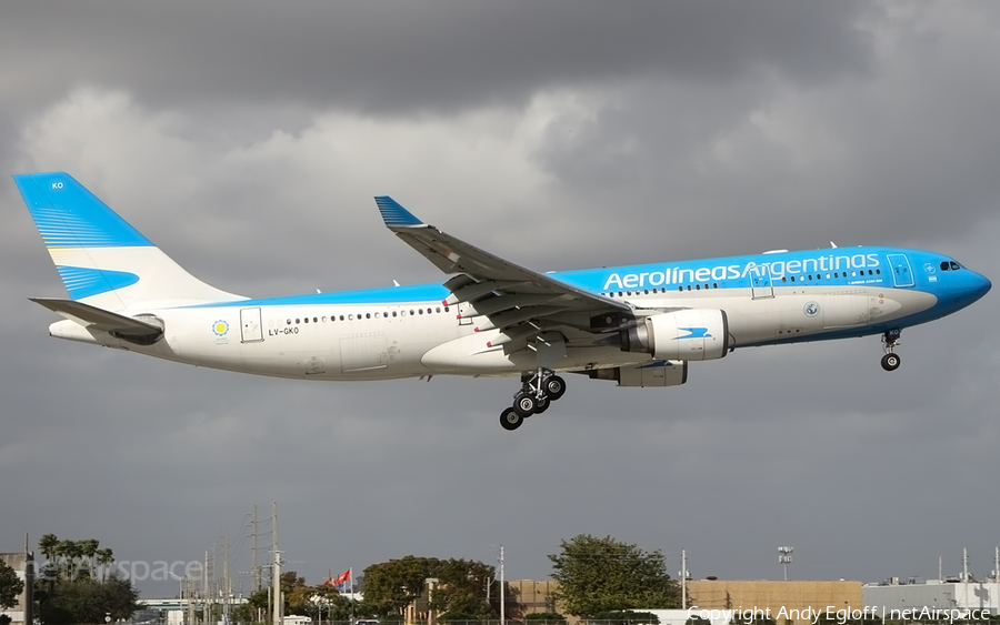 Aerolineas Argentinas Airbus A330-203 (LV-GKO) | Photo 368668