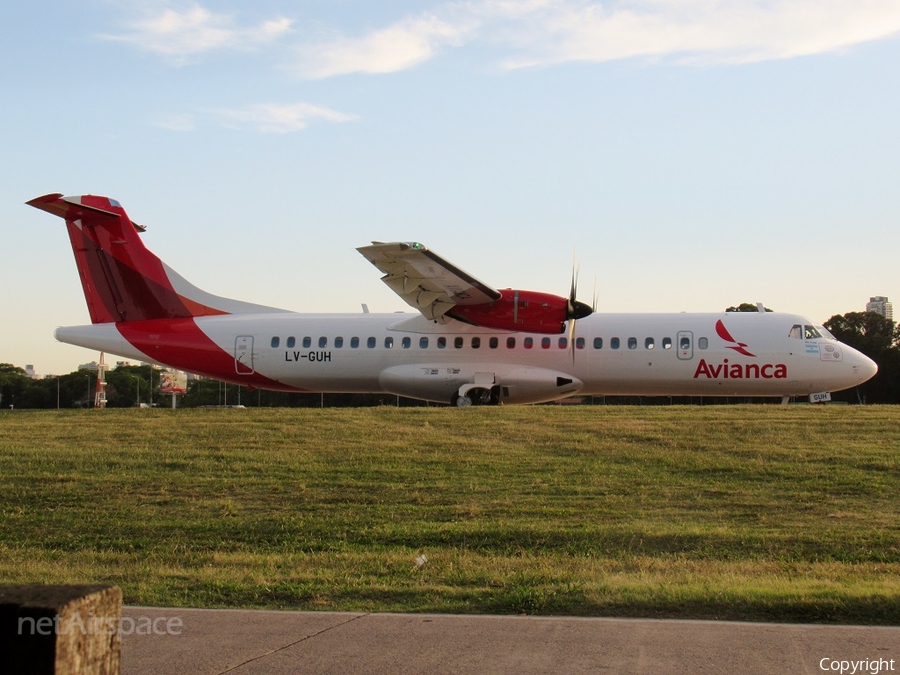 Avianca Argentina ATR 72-600 (LV-GUH) | Photo 201557