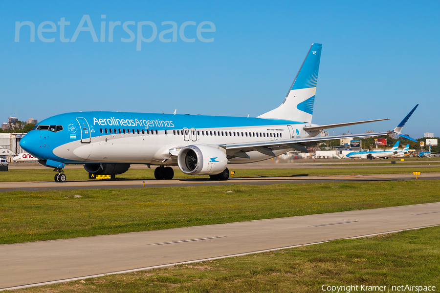 Aerolineas Argentinas Boeing 737-8 MAX (LV-GVE) | Photo 677277