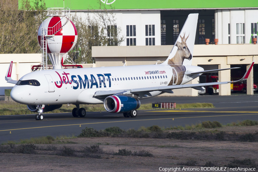 JetSMART Airbus A320-232 (LV-HEK) | Photo 284128