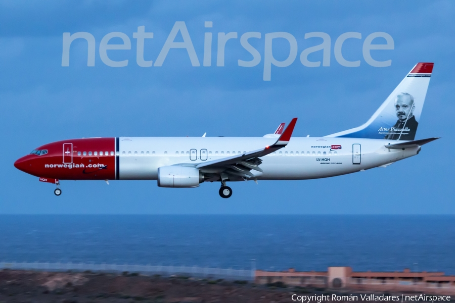 Norwegian Air Argentina Boeing 737-8JP (LV-HQH) | Photo 341684