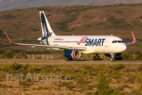 JetSMART Argentina Airbus A320-232 (LV-KFX) at  Bariloche - Teniente Luis Candelaria International, Argentina
