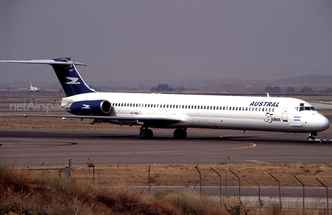 Austral Lineas Aereas McDonnell Douglas MD-88 (LV-VGB) at  Madrid - Barajas, Spain