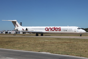 Andes Líneas Aéreas McDonnell Douglas MD-83 (LV-WGN) at  Buenos Aires - Jorge Newbery Airpark, Argentina