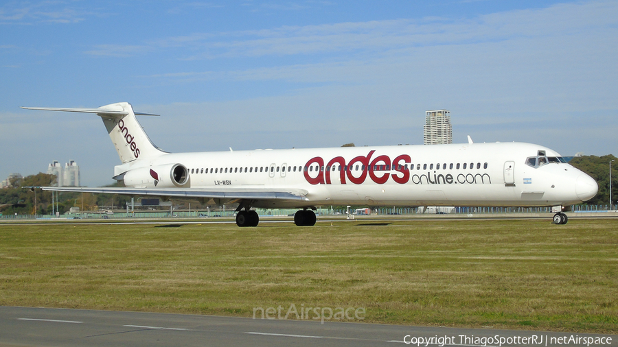 Andes Líneas Aéreas McDonnell Douglas MD-83 (LV-WGN) | Photo 335995