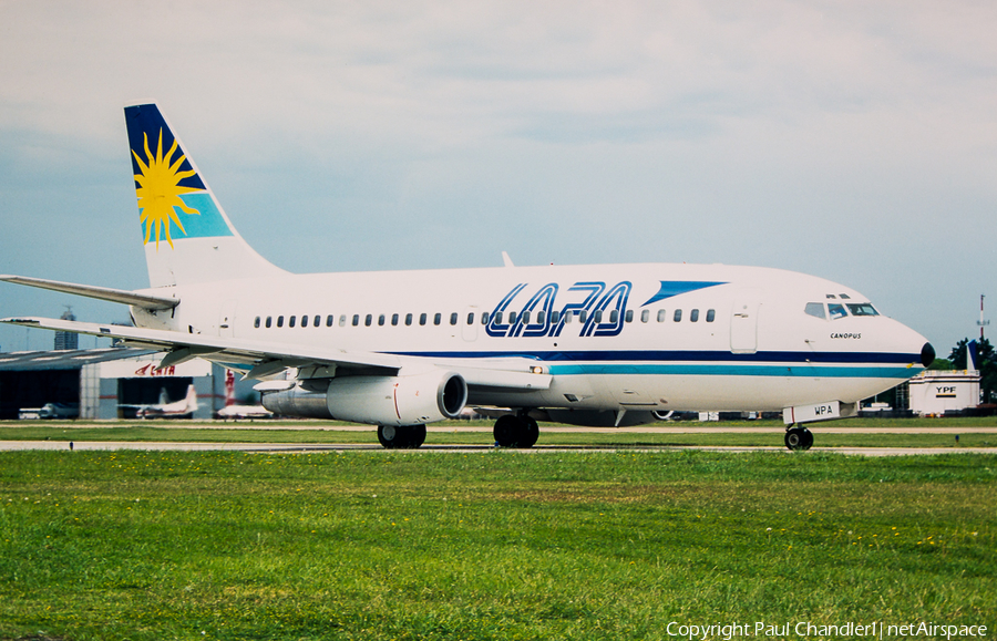 LAPA - Lineas Aereas Privadas Argentinas Boeing 737-2T4(Adv) (LV-WPA) | Photo 72413