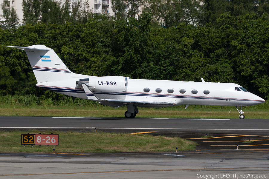 (Private) Gulfstream G-IV SP (LV-WSS) | Photo 215570