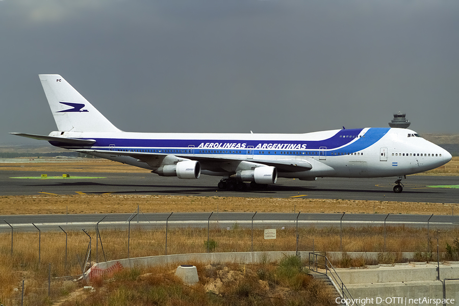 Aerolineas Argentinas Boeing 747-212B (LV-YPC) | Photo 493915