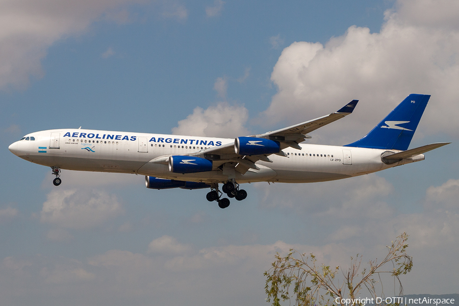 Aerolineas Argentinas Airbus A340-221 (LV-ZPO) | Photo 203186