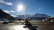 Global Jet Luxembourg Dassault Falcon 7X (LX-AMB) at  Samedan - St. Moritz, Switzerland