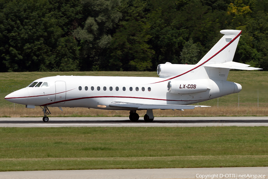 Global Jet Luxembourg Dassault Falcon 900B (LX-COS) | Photo 201677