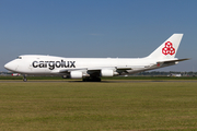 Cargolux Boeing 747-4HQ(ERF) (LX-ECV) at  Amsterdam - Schiphol, Netherlands