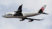 Cargolux Boeing 747-4HQ(ERF) (LX-ECV) at  Curitiba - Afonso Pena International, Brazil