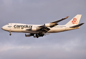 Cargolux Boeing 747-4HQ(ERF) (LX-ECV) at  Dallas/Ft. Worth - International, United States