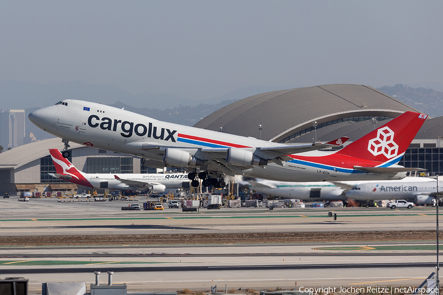 Cargolux Boeing 747-4HQ(ERF) (LX-ECV) | Photo 535602