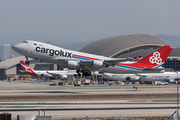 Cargolux Boeing 747-4HQ(ERF) (LX-ECV) at  Los Angeles - International, United States